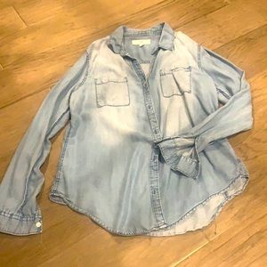 Vintage denim shirt, oversized fit